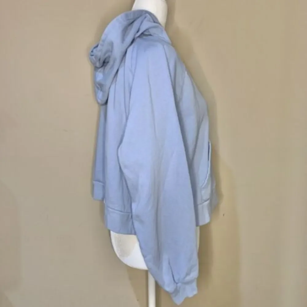 Sezane Hoodie Pullover Sweatshirt Sweat Pacey Sky Blue Women’s Size Extra Small - Picture 6 of 10